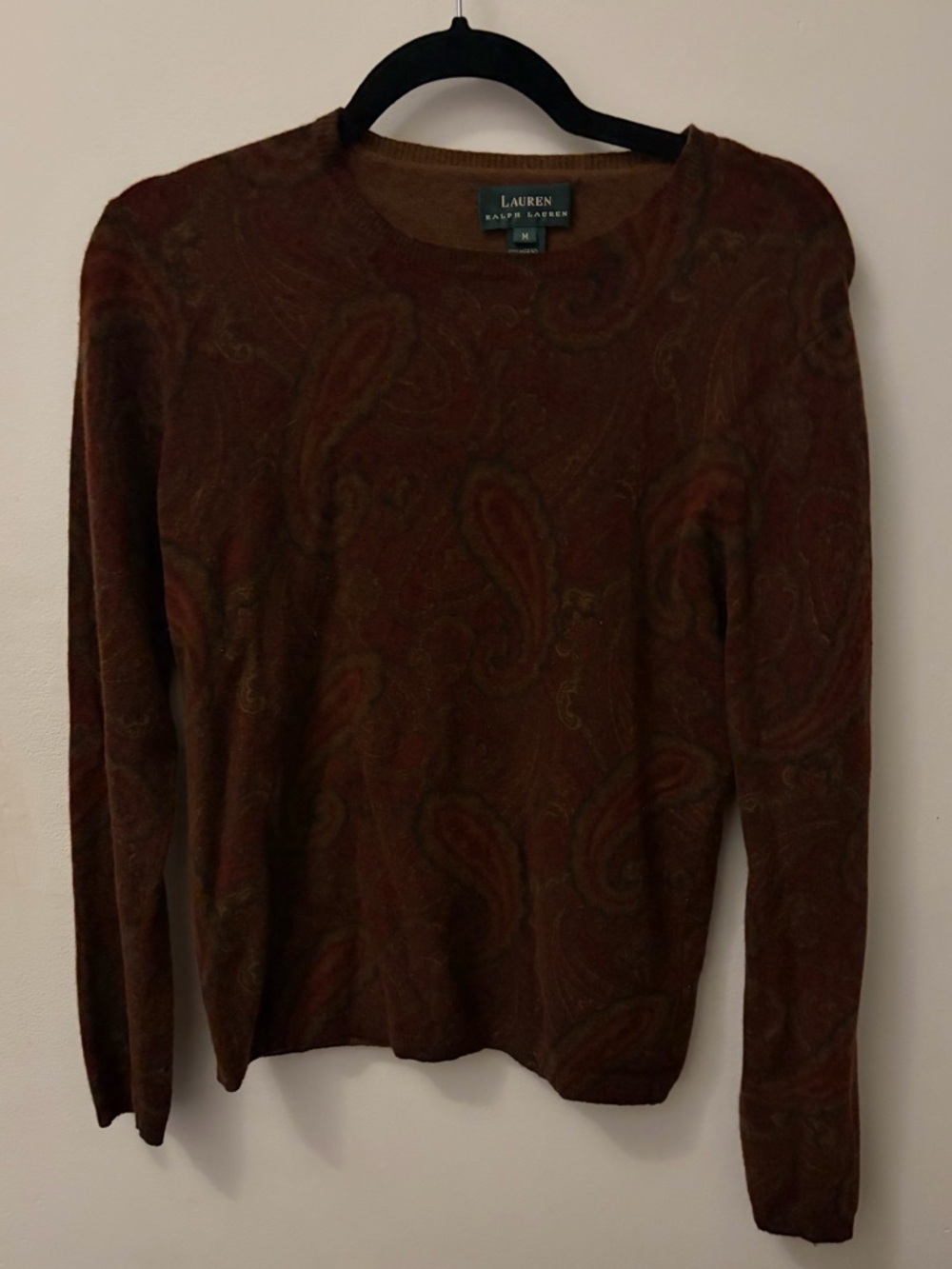 Ralph Lauren Paisley Knit